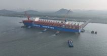 The sea trial for COSCO SHIPPING YANGPU was completed on Apr. 18, 2025
